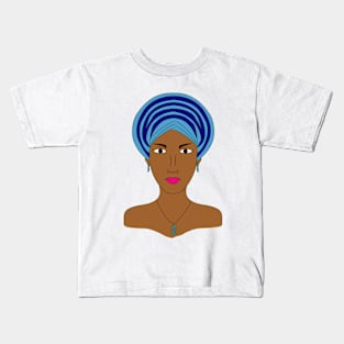 African Woman Kids T-Shirt